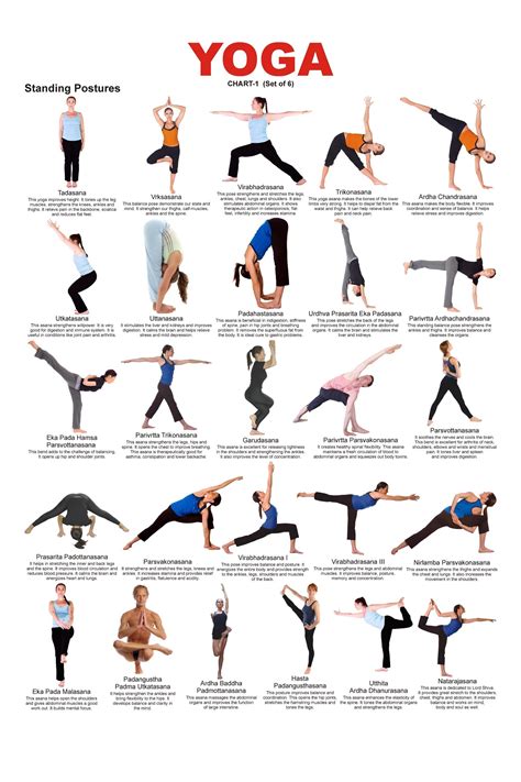 Printable Yoga Poses Poster